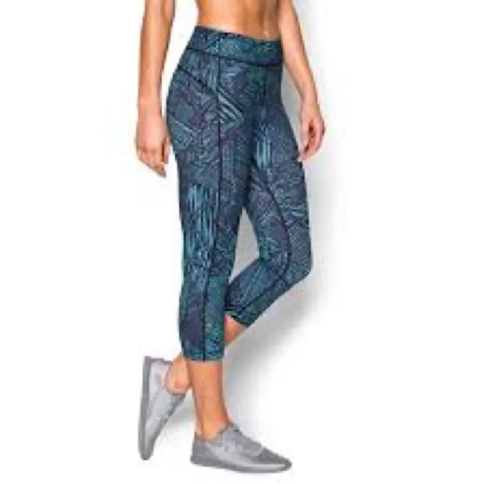 ✨Under Armour Heat Gear Patterned 18” Capri